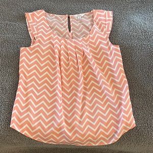 Candies medium pink chevron top